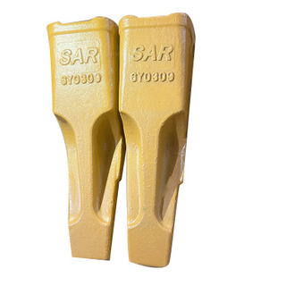 6Y0309 Cargadora de ruedas Casting Cat Mini Excavator Cubo Dientes
