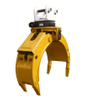 Pinza hidráulica giratoria de excavadora de fabricación de alta calidad personalizada para la venta